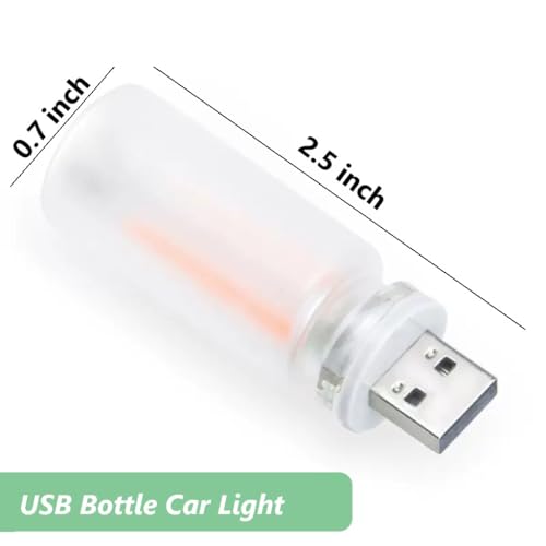 Dimmable Green USB Touch Lights for Car (green-frost)