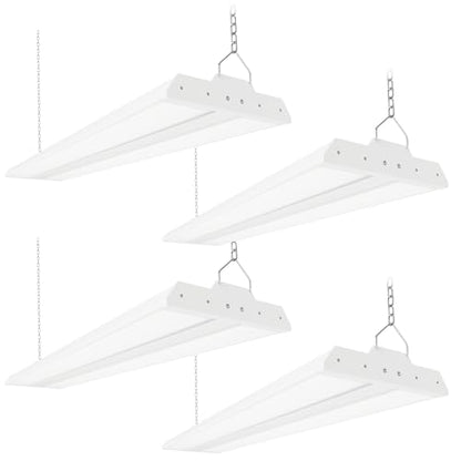 300/240/200W LED Linear High Bay Light 45000LM 5000K 120-277V, 4-Pack