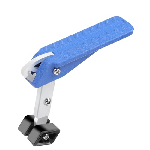 Foldable Car Door Step Stand Pedal (Evolution Pro Series / Blue)