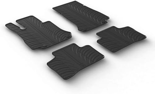 Rubber Floor Mats for Mercedes GLC (Floor Mat / GLC (C253/X253) - 2016-2021)