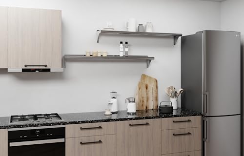 8 in. x 48 in. Stainless Steel Wall Mount Shelf (8 in. x 48 in.)