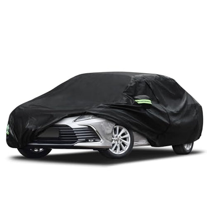 Car Cover Multi (Black / Custom Fit for Toyota Camry Honda Accord)