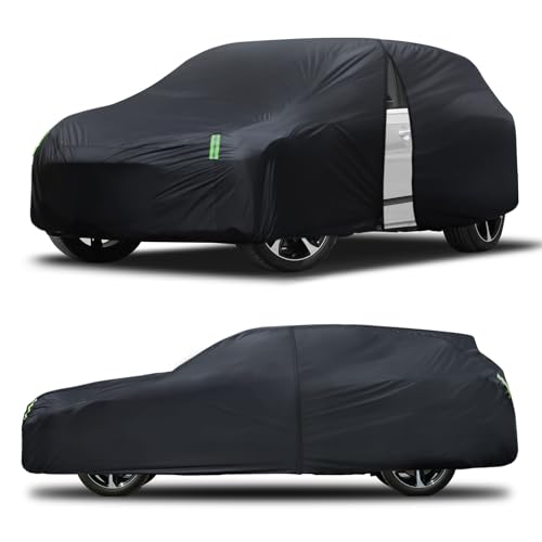 SUV Car Cover Waterproof All Weather for Automobiles (S3 Fit SUV Length 191 to 201 inch)