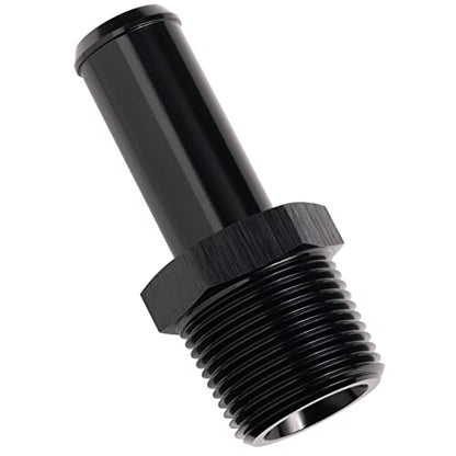 3 4 NPT Male to 3 (3/4 NPT to 3/4 Barb / Black - Straight)