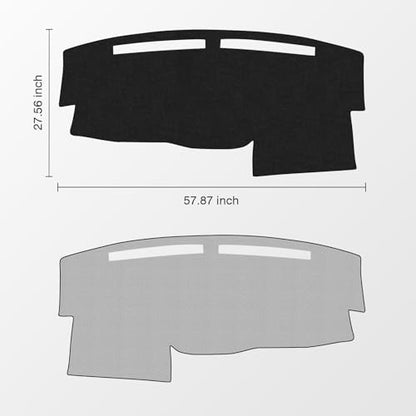 Black Dash Cover for 2004 (Titan 04-12/Armada 04-07(Black))