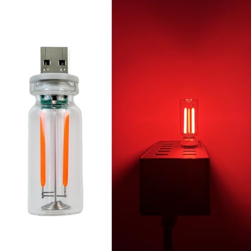 Dimmable Red USB Touch Control Led Lights for Car (red)
