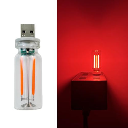 Dimmable Red USB Touch Control Led Lights for Car (red)