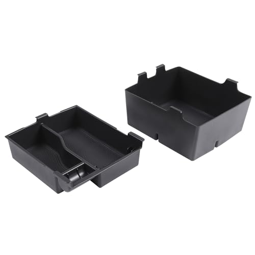 2 Layers Armrest Box Storage Box Compatible with Ford Maverick 2022 (Double Armrest Box Tray)