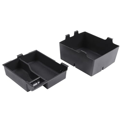 2 Layers Armrest Box Storage Box Compatible with Ford Maverick 2022 (Double Armrest Box Tray)