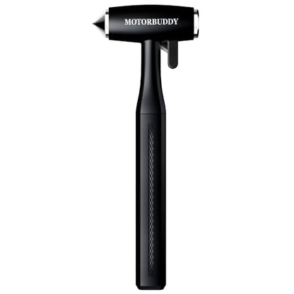 Car Window Breaker Seatbelt Cutter and Emergency Glass Breaker (Matte Black)