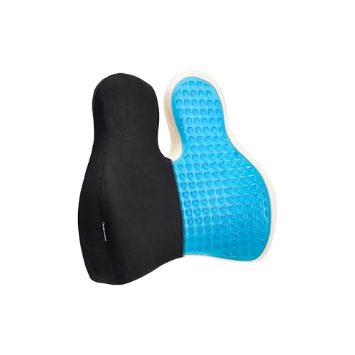 Lumbar Support Pillow for Office Chair (Black-gel / Standart)