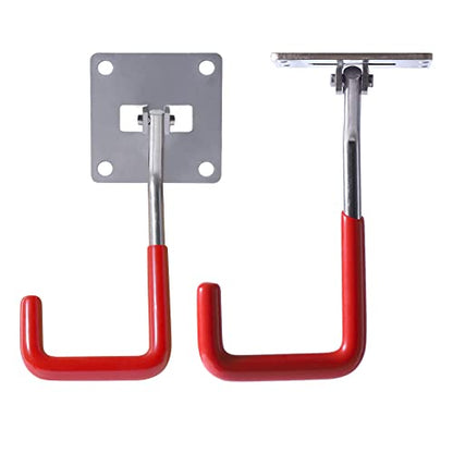 Garage Hooks 2 Pack Adjustable Hooks for Wall Storage (2 Packs)