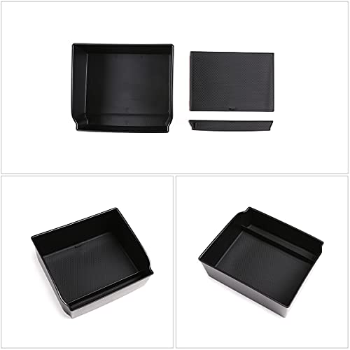 Car Center Console Armrest Storage Box Organizer Accessories Compatible with Toyot@ Hilux 2004 (2015-2022)