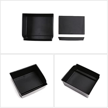 Car Center Console Armrest Storage Box Organizer Accessories Compatible with Toyot@ Hilux 2004 (2015-2022)