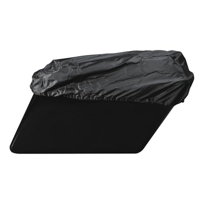 Motorcycle Saddlebags Hard Saddle Bags For Harley Touring 2014 (Vivid Black W/ Chrome Latches)