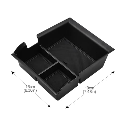 Car Center Console Armrest Box Glove Box Organizer Tray Secondary Storage Compatible for 2022 BYD Yuan Plus (Fits For 2022 BYD Yuan Plus)