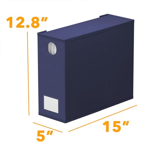 6 Pack Bed Sheet Organizers and Storage (6 Pack / Navy Blue)