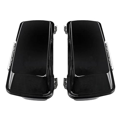 Motorcycle Saddle bags Hard Saddlebags For Harley Touring 1993 (Matte Black# / Standard)