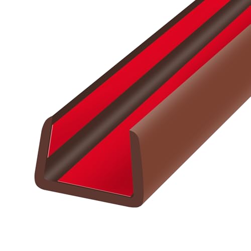 Rubber Edge Trim (Fit 1/2" - L20' / Brown)