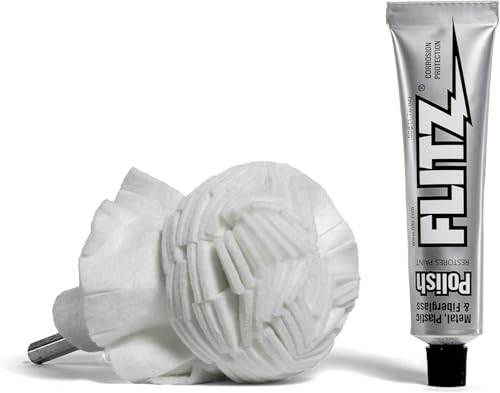 Buff Ball w 1.76oz Metal Polish Paste (3-Inch)