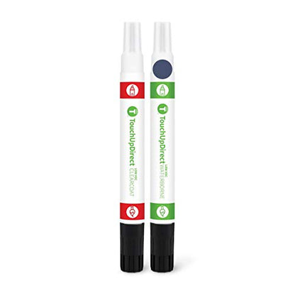 8V5 Shoreline Blue Pearl Compatible with Toyota Exact Match Touch Up Paint Combo (Combo - Essential Kit / Shoreline Blue Pearl)