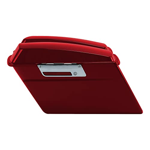 Motorcycle Saddle bags Hard Saddlebags For Harley Touring 1993 (Red# / Standard)