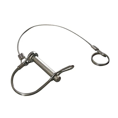 Trailer Coupler Pins with Tethers (5/16"x1-3/4"x5)