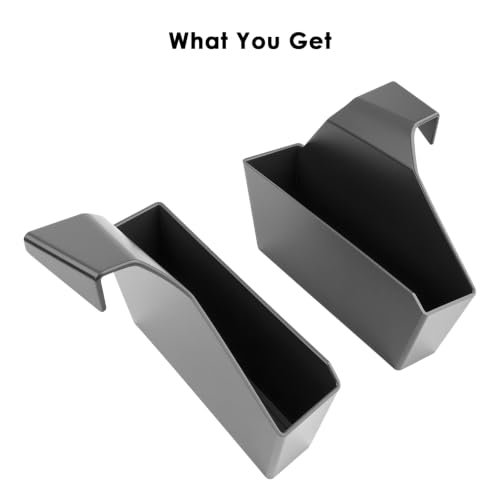 2-Pack) for Center Console Organizer for 2024-2026 Ford Ranger XL/XLT/Lariat/Raptor, Middle Console Hanging Storage Box for 2025 Ranger Accessories