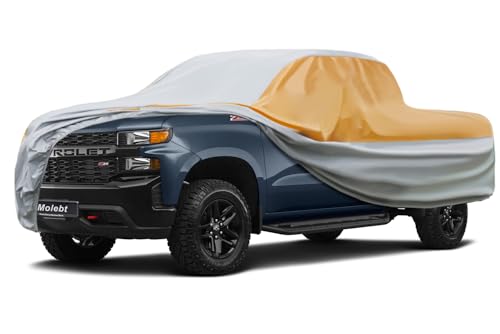 Multilayers Truck Cover Waterproof All Weather (One-green / Truck XXL Fit truck Length (231-250 Inch))