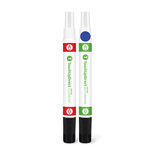 8X2 Blue Eclipse Metallic Compatible with Toyota Exact Match Touch Up Paint Combo (Combo - Essential Kit / Blue Eclipse Metallic)