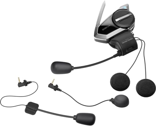 50S Motorcycle Jog Dial Communication Bluetooth Headset w (Dual Pack)
