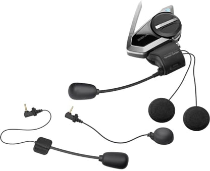 50S Motorcycle Jog Dial Communication Bluetooth Headset w (Dual Pack)