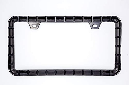 3D Brilliance Black License Plate Frames (Chain Patterned With Brilliance Black)