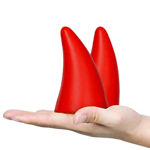 3D Devil Horns Sticker (Classic Red)
