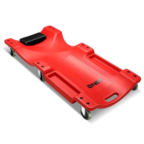40 Inch Mechanic Creeper (40"-RED / Green Wheel 40 Inches)