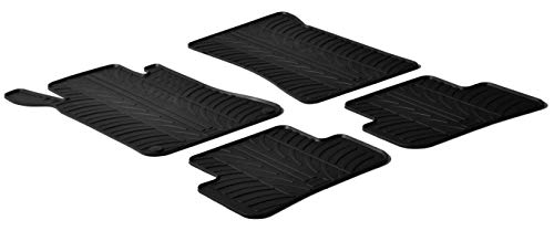 Rubber Floor Mats for Mercedes Benz C (Floor Mat / C-Class (W203) - 2001-2007)