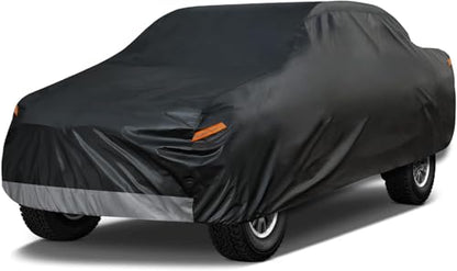 Truck Cover Waterproof All Weather (PE-Black / 5 T5 Fit Length Up To 239", Max Cab Length 158")