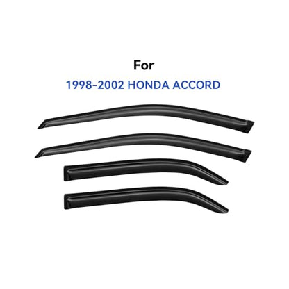 Window Visors Rain Guards for 1998 1999 2000 2001 2002 Honda Accord Sedan (1998-2002 Honda Accord)