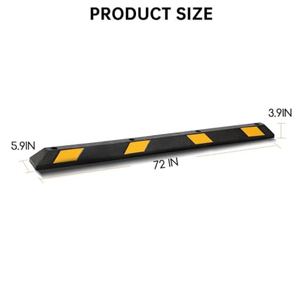 72" Parking Stoppers for Garage (1-Pack)