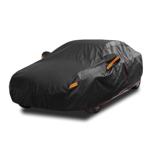 6 Layer Heavy Duty Car Cover Waterproof All Weather Size C1 (1-C1 Fit Sedan, Length up to 178 inch)