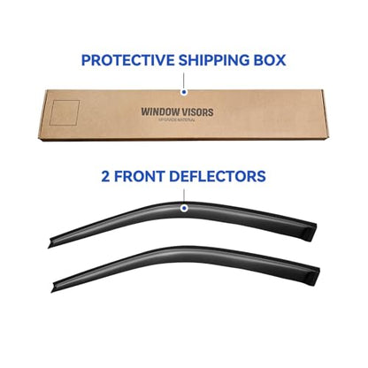 Window Visors Rain Guards for 1996 1997 1998 1999 2000 Honda Civic Coupe (1996-2000 Honda Civic Coupe)