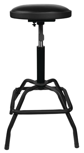 W85016 Pneumatic Shop Stool with Removable Backrest (Pneumatic Stool w/Removable Backrest)