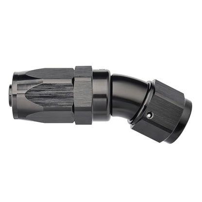 8AN 30 Degree One Piece Full Flow Hose End Fitting Swivel for CPE Braided Hose (8AN / 30 Degree)