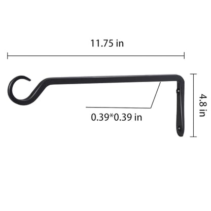 10 inch Plant Hanger (Black / 10in-2-Black)