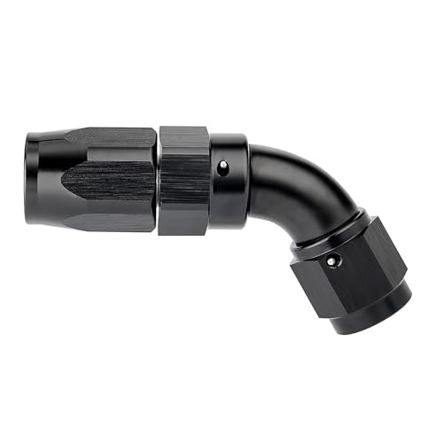 4AN 60 Degree One Piece Full Flow Hose End Fitting Swivel for CPE Braided Hose (4AN / 60 Degree)