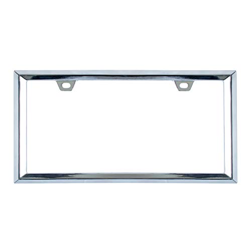 3D Chrome License Plate Frames (Triangle Pattern)