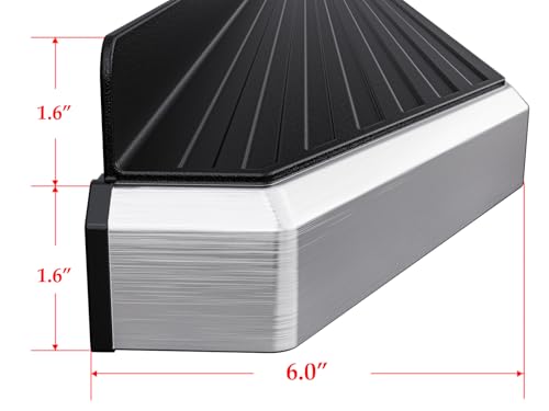 Polished Running Boards Style Compatible with Ford F250 F350 Super Duty 1999 (Polished / Running Board Flat Style)