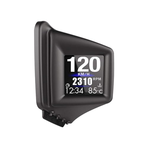 Head Up Display for Car Digital Speedometer Display GPS+OBD2 Dual System Smart Gauge MPH Clock RPM Over Speed Alarm Odometer for All Vehicle (A401 Connection)