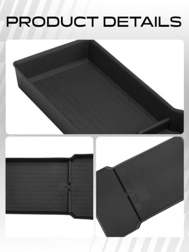 Armrest Lower Tray for Tesla Model 3 Highland 2024 2025 2026 (1PC Armrest Lower Tray)