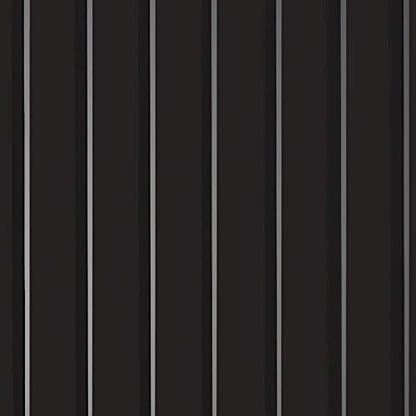 Garage Flooring 5' x 10' Midnight Black Ribbed Channel Vinyl Protector Mat (5' x 10' / Midnight Black)